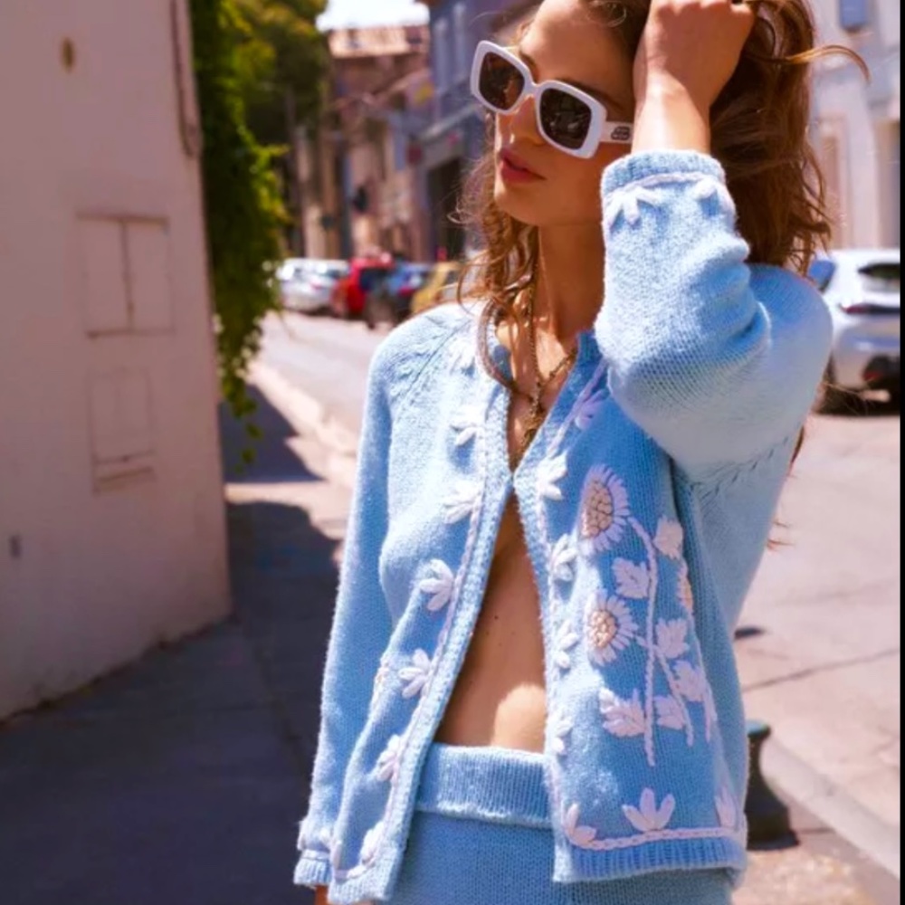 LoveShackFancy Cardigan Chenille (S)